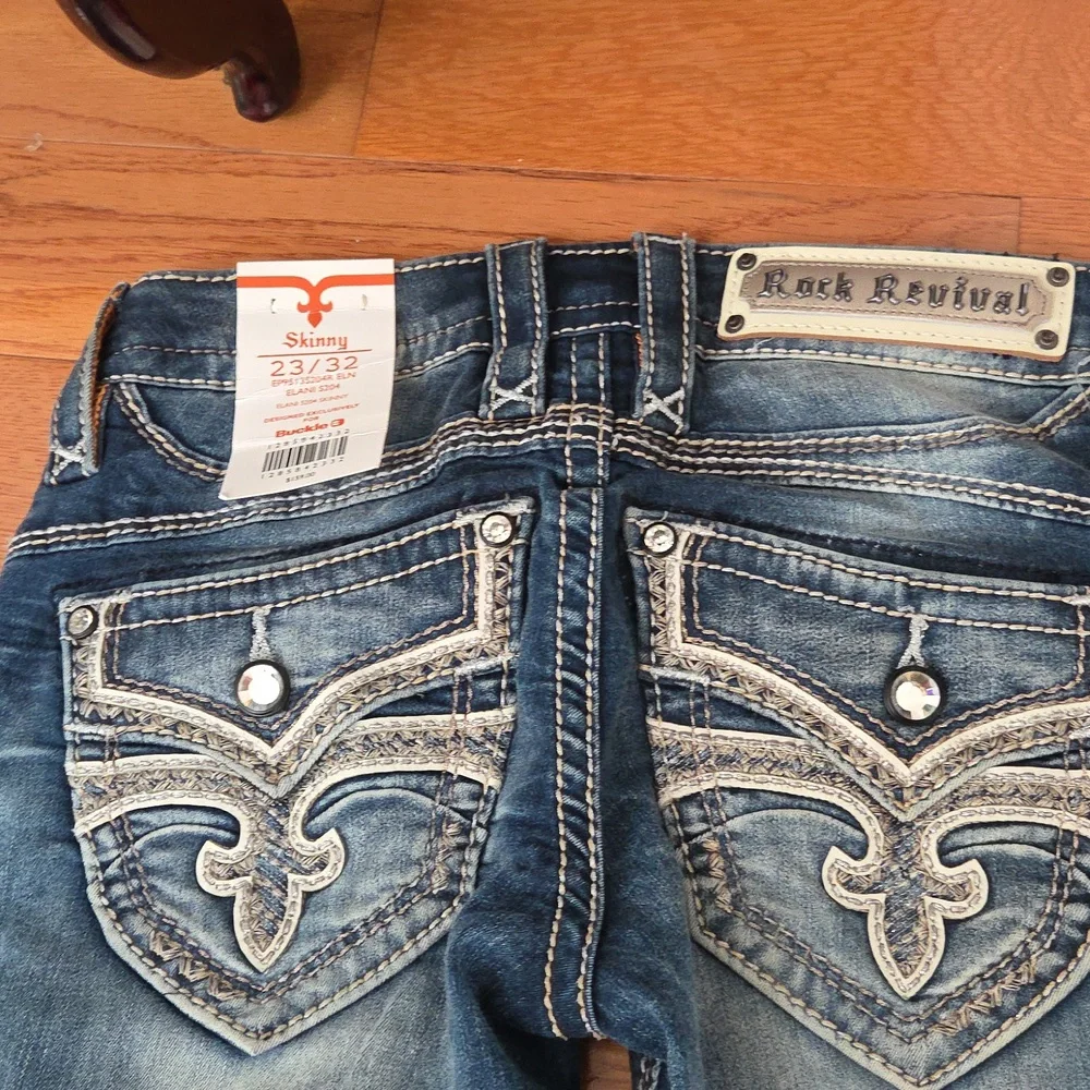 Rock Revival Women's Jeans 23x 32. New W TAGS - Picture 7 of 11